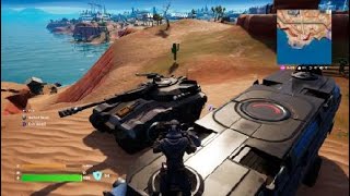 Fortnite Caught The io Guards Relaxing From Driving The Tank!!!