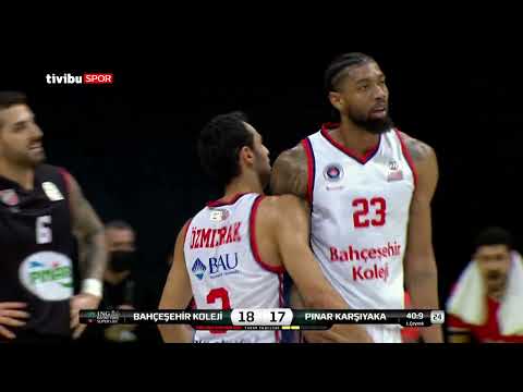 Maç Özeti:Bahçeşehir Koleji - Pınar Karşıyaka 17.Hafta Maç Özeti