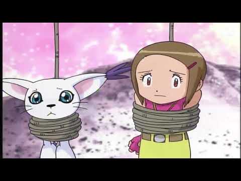 Digimon Season 2 ~ Kari & TK Beg Davis To Escape
