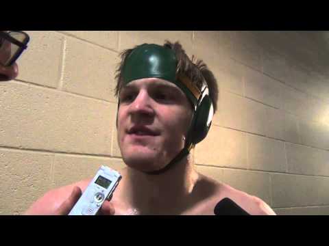 Steven Monk (NDSU) after taking 3rd at 165 at 2014 NCAAs