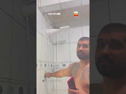 Nova “mágica” desbloqueada! Casal se diverte com função inesperada de chuveiro elétrico