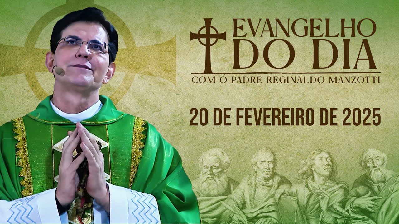 EVANGELHO DO DIA 20/02/2025 | Mc 8, 27 - 33 | @PadreManzottiOficial