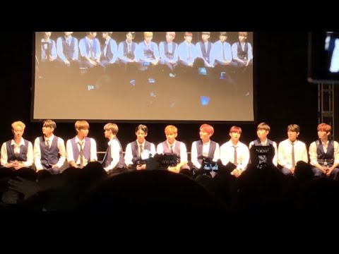 180624 KCON 2018 NY - WANNA ONE (워너원) FAN ENGAGEMENT - DAY 2
