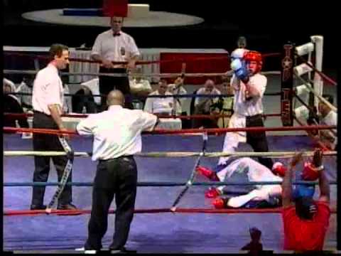 Jamie Jeanvenne Canada vs Lawrence Wray III USA 2003 IAKSA World Kickboxing Championships