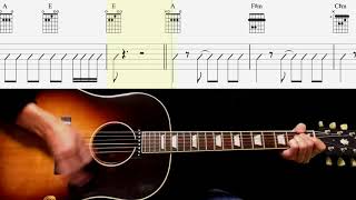 Guitar TAB : Please Please Me (Rhythm Guitar) - The Beatles