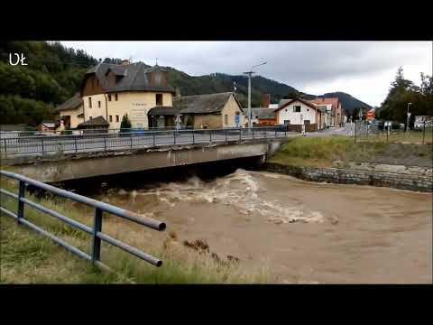 Morava - Hanušovice - povodeň - září 2024