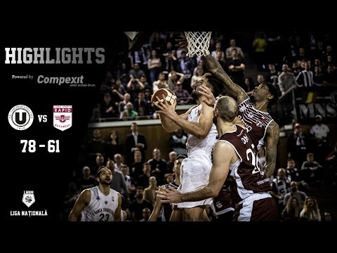 Highlights | LNBM, Semifinala, MECIUL 1:  U-BT Cluj-Napoca vs. CS Rapid București