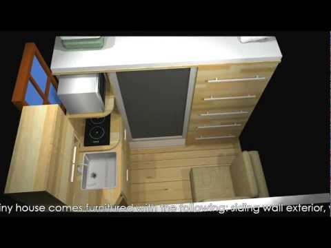 Cube - affordable tiny house (2.5x2.5m, 5sq/m)