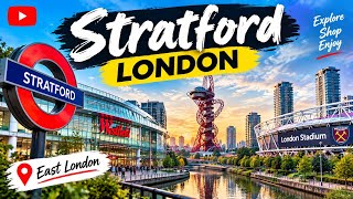 Stratford London 🇬🇧😍 | East London Walking Tour | EXPLORING Is This The Best Are