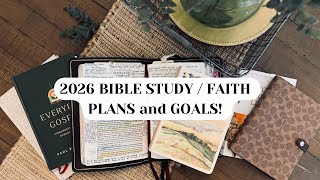 2026 Bible Study PLANS and Faith GOALS! | Journaling, Books, Devotionals, Scripture Writing, Bible❤️