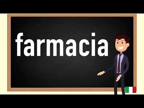 How to pronounce farmacia in Italian