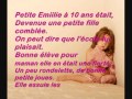 Keen'v - Petite Emilie Paroles 