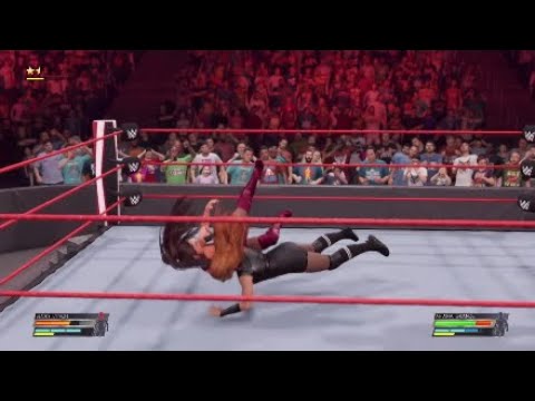 WWE 2k22 RAW ARIANA GRANDE VS BECKY LYNCH