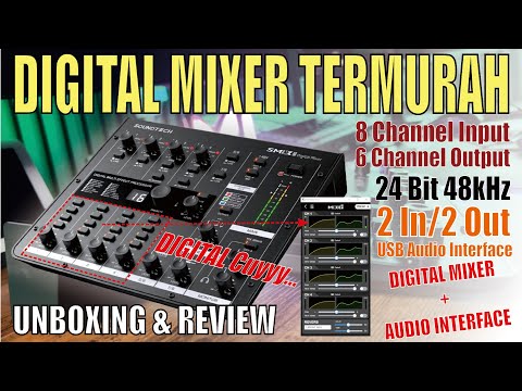 CHEAPEST DIGITAL MIXER 😍😍😍 Soundtech SMIX8.0 24 BIT 8CH in 6CH Out + USB C or Relacart MIXX8.6
