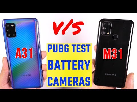 Samsung Galaxy A31 vs M31 FULL Comparison: Camera Test | PUBG | Which Is Better? [Hindi]
