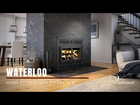 Waterloo Wood Fireplace by Valcourt