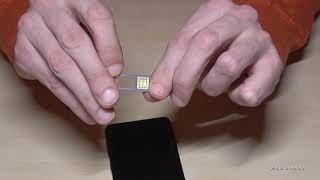 Samsung Galaxy S10: How to insert the SIM card? (Single SIM) Installation of the nano SIM Tutorial