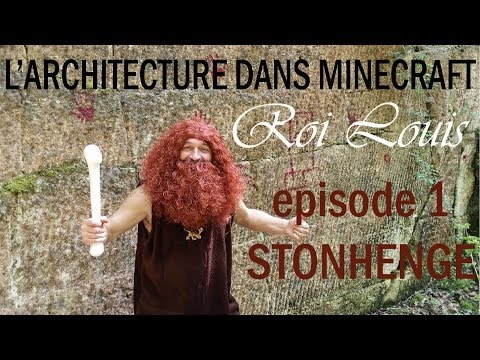 Roi Louis loic - architecture in minecraft - ep1 - Stonehenge - 100k special!