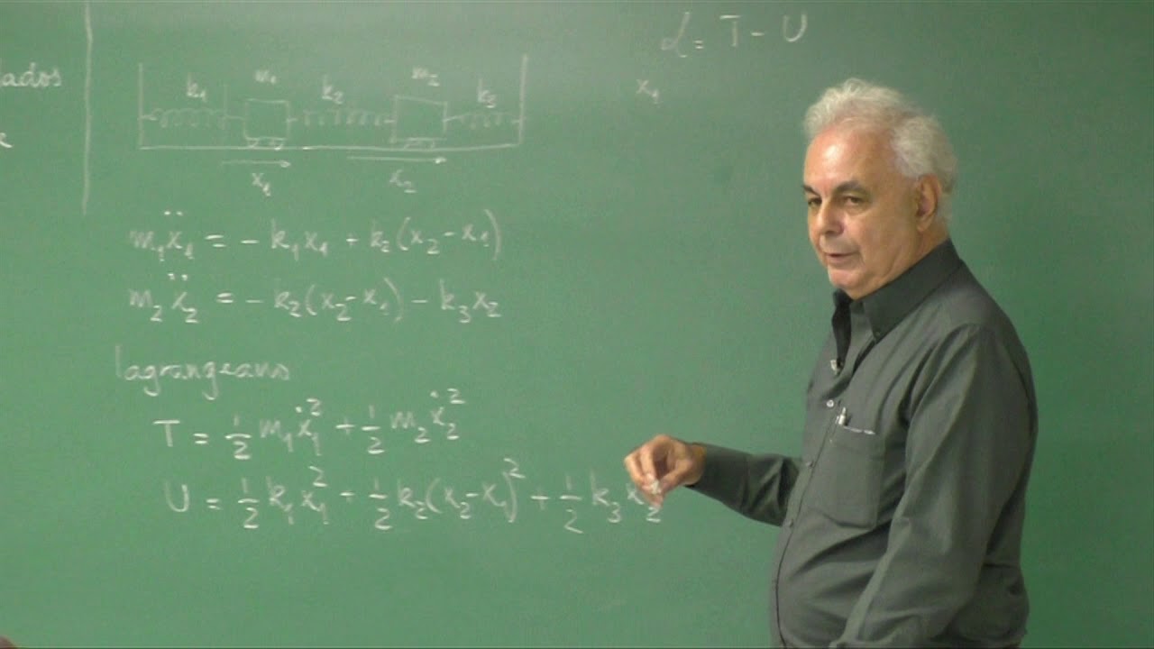 Aula 37.1 - Duas massas e três molas: equação de movimento na forma tensorial