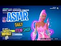 ASMR Fortnite NEW Rosy Rift Goddess Ariana Skin! Daily Item Shop 🎮🎧 Relaxing Whispering 😴💤