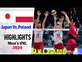 Japan Vs. Poland FULL GAME Highlights  Men's VNL 2024 | Volleyball nations league 2024 ( Replays )