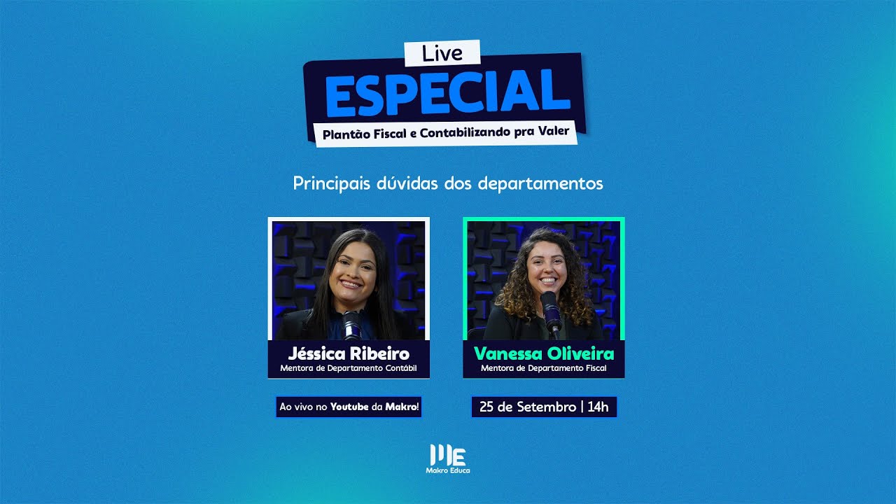 Plantão Fiscal e Contabilizando pra Valer! - Live Especial