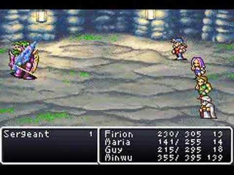 Final Fantasy II DOS Boss Battle #1 - Sergeant