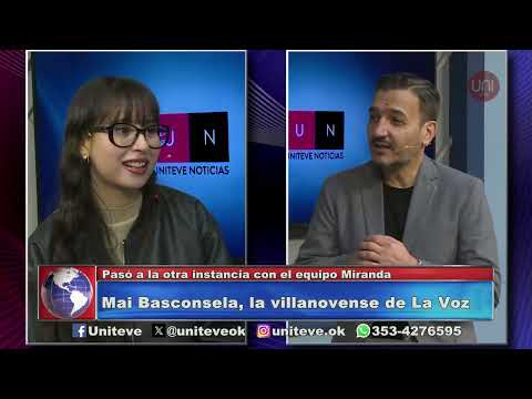 Mai Basconsela, la villanovense de La Voz Argentina