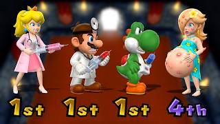 【マリオパーティ9】ドクターチーム大激突 ピーチ＆マリオ＆ヨッシー VS 水着ロゼッタ 最強ミニゲームバトルがカオスすぎる 4K (UHD)