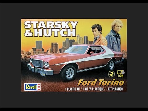 Revell Monogram 4023  Starsky & Hutch Ford Torino plastic model kit 1/25 