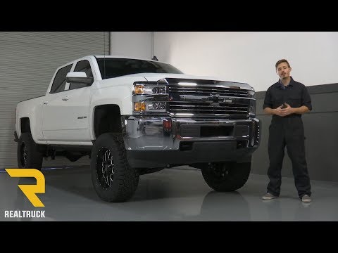 How to Install Fabtech 4\" Basic Lift Kits on a 2015 Chevy Silverado 2500