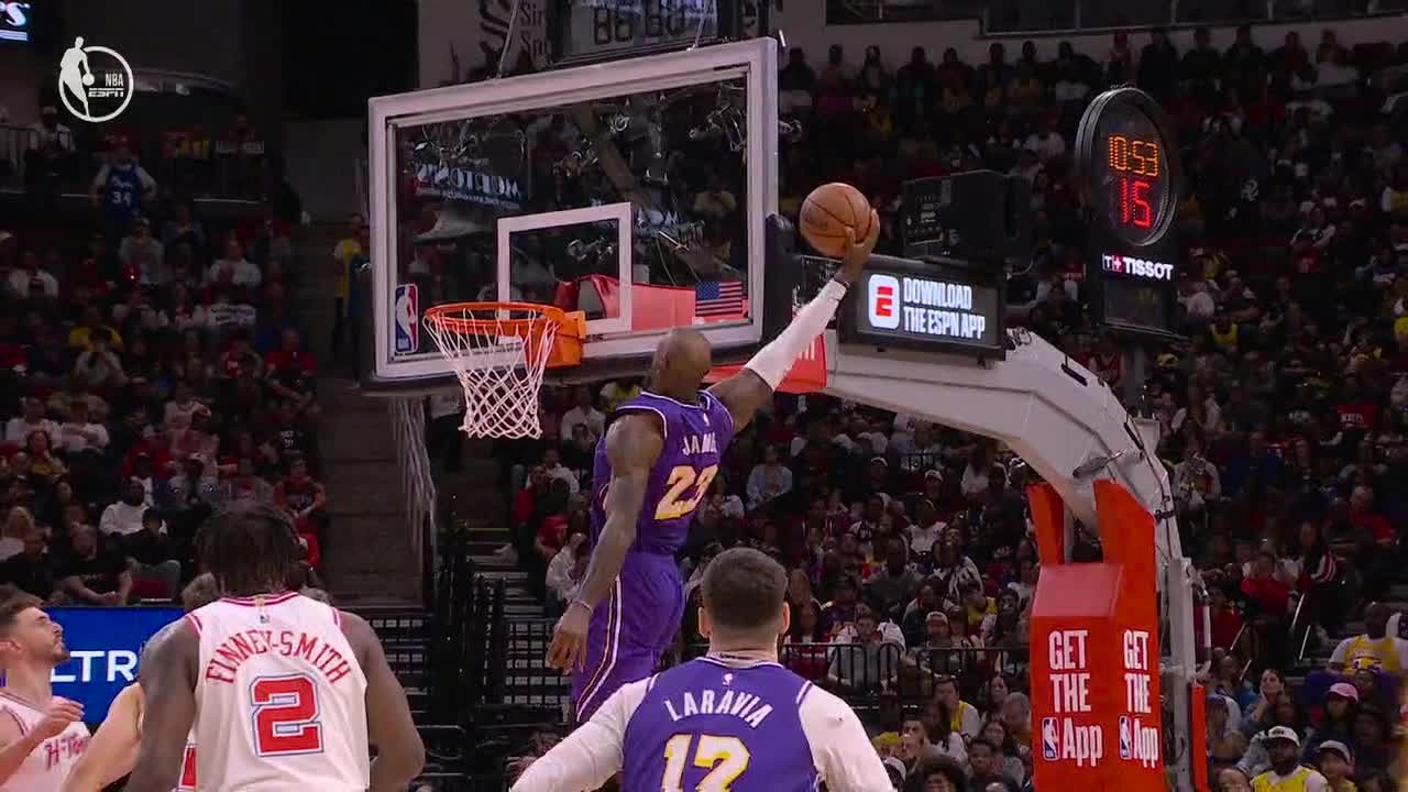 LEBRON JAMES, OH MY GOODNESS 😱 Throws down two MONSTER JAMS in classic LeBron fashion | NBA on ESPN