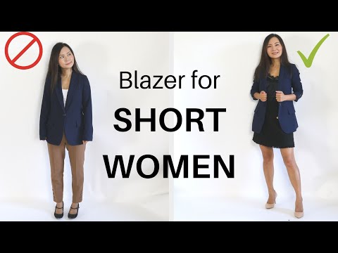 How to wear a blazer if you are short (like me)