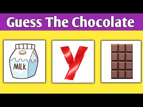 Guess the chocolate name by Emoji Paheli | Best Emoji guess chocolate name paheli/@QuickThinkz