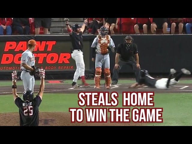 Texas Tech steals home to win the game, a breakdown