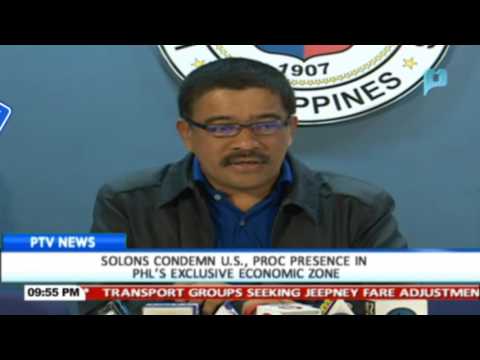 Solons condemn US, China presence in Philippines' Exclusive Economic Zone