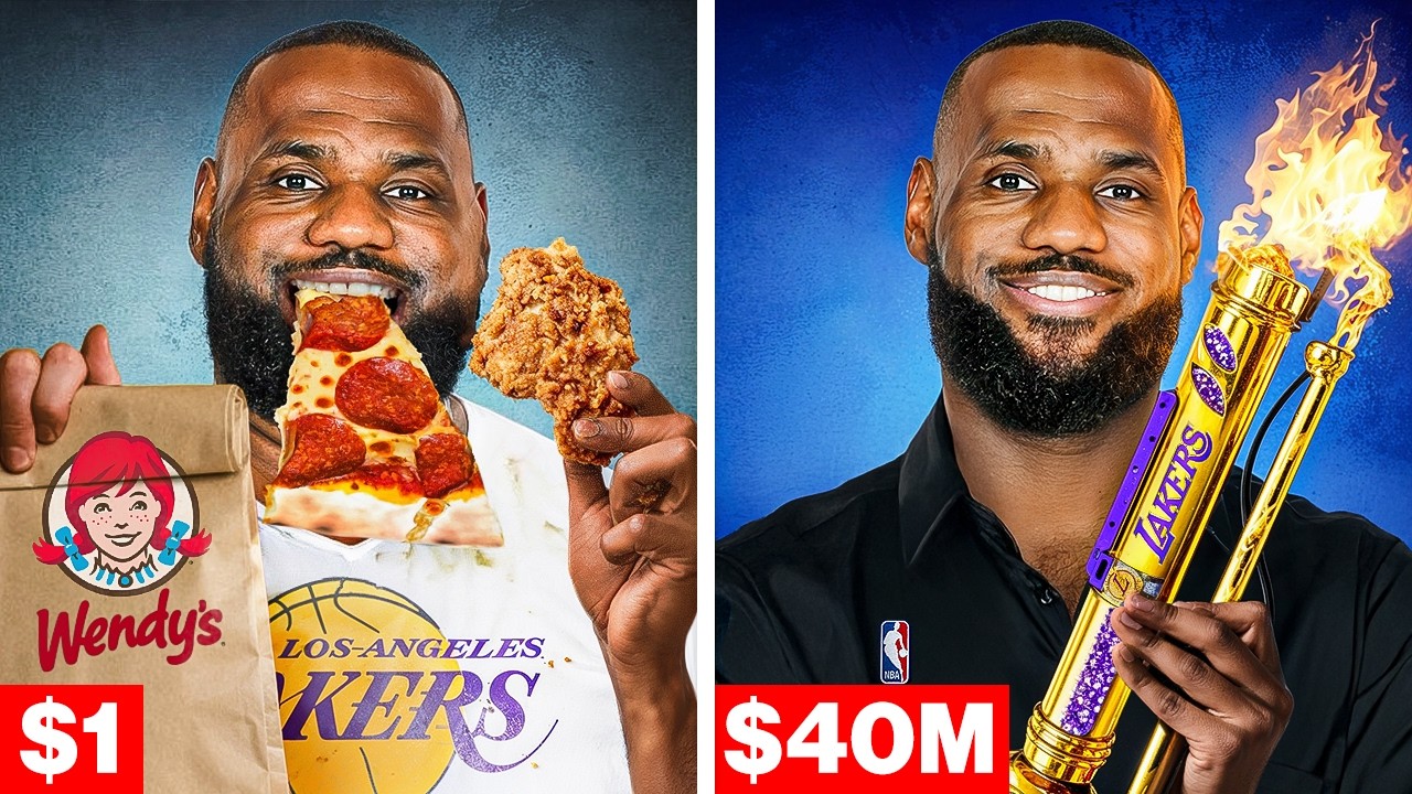 $1 VS $40,000,000 Things LeBron James Bought