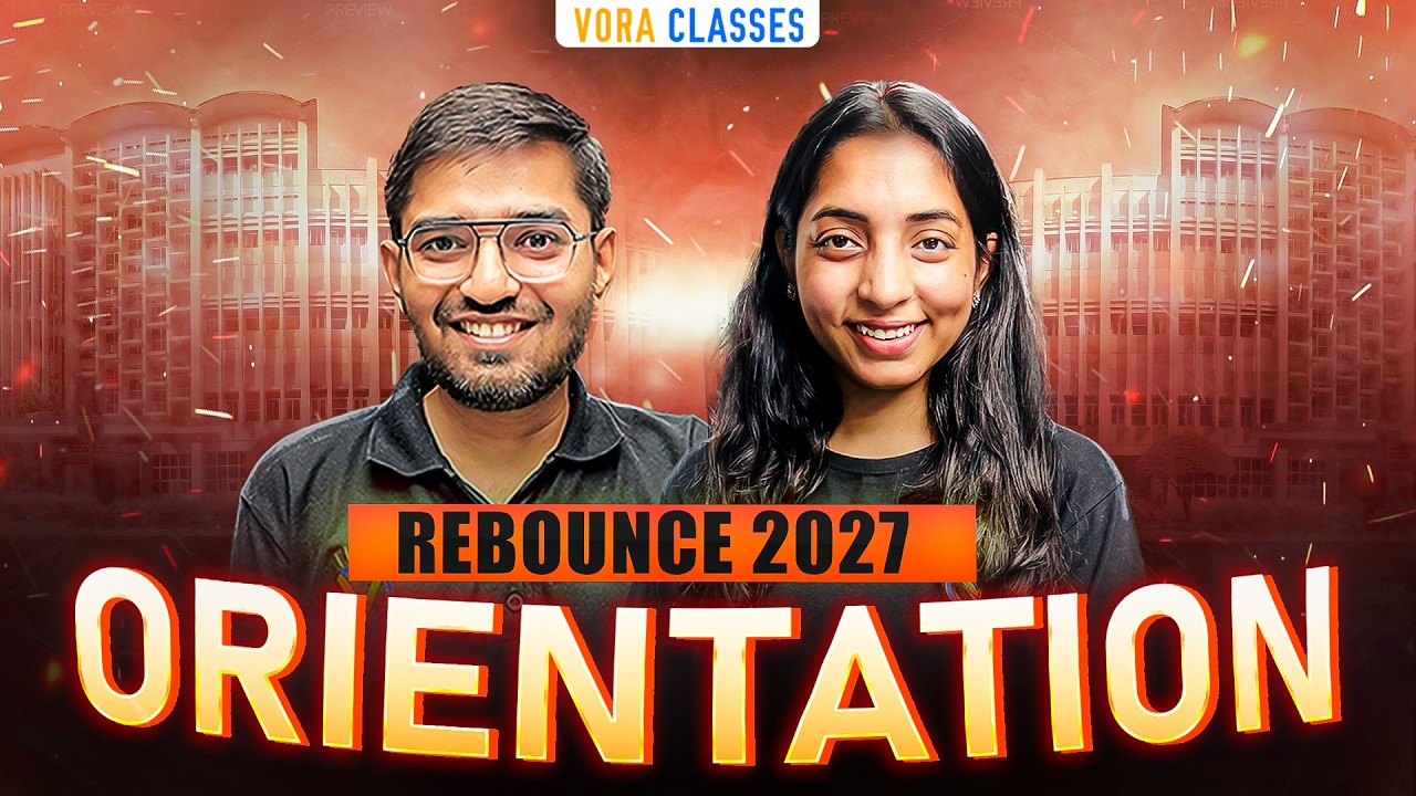 ReBounce JEE 2027 Orientation Session