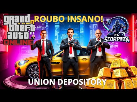 EPIC Union Depository Bank Heist in GTA Online Tuning Shop Contract + INSANE ESCAPE!