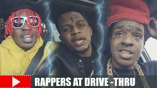 RAPPERS AT THE DRIVE-THRU
