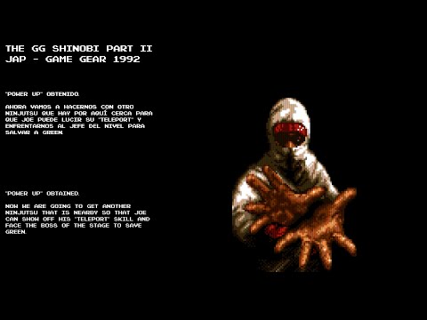 The GG Shinobi II: The Silent Fury, Sega Game Gear - Gameplay No Commentary