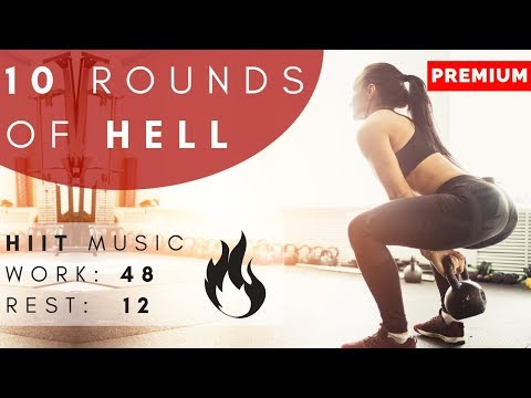 Ten Rounds of Hell |  HIIT 48/12 | Fat Burner Workout | HIIT at Home
