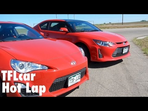 2014 Scion FR-S vs Scion tC Hot Lap