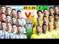 2023 Argentina 🆚 2023 Brazil (Messi, Neymar, Dybala, Vinicius, Di Maria)