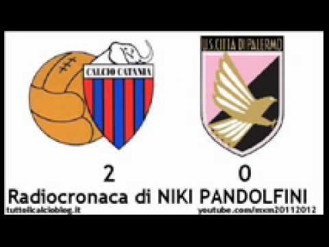 CATANIA-PALERMO 2-0 - Radiocronaca di Niki Pandolfini (19/12/2011) da Radiouno RAI