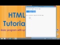 HTML Tutorial