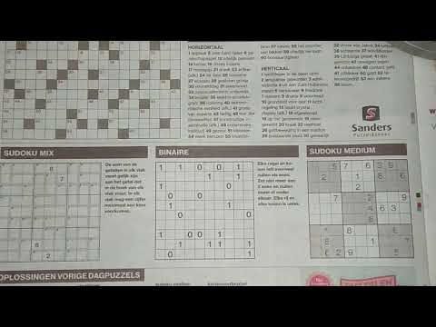 The only way to solve this Binary Sudoku is by doing it (with a PDF file) 08-21-2019 part 1 of  3