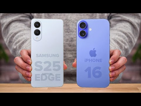 Samsung S25 Edge Vs iPhone 16