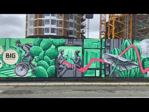 Stine Hvid mural Kaktustårnene