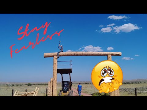 Ranch Entry Gate Construction by Ridge Top Fencing Co. | Hufeisen Ranch